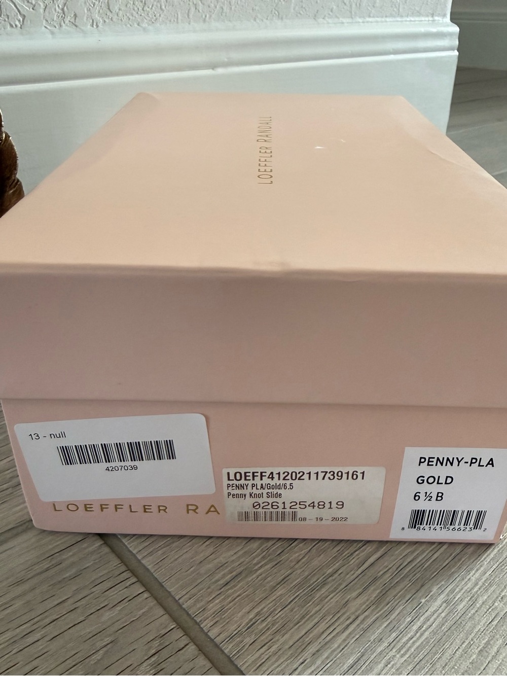 New in Box Loeffler Randall Penny Bow Metallic Gold Pleated Dress Sandals 6.5 - Picture 9 of 11